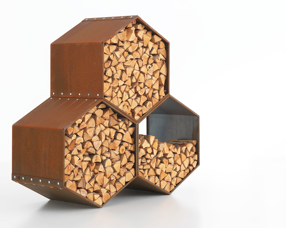 Hoe kan ik het beste hout stapelen?