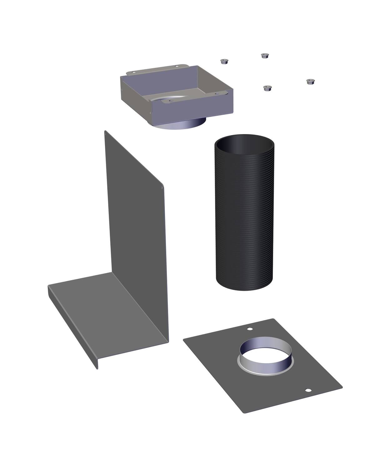 External air supply - anthracite