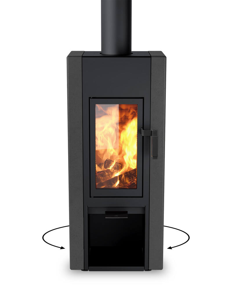 KILO - pivotant - noir - anthracite - sans cuir