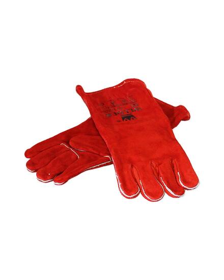 Handschoenset roodleder